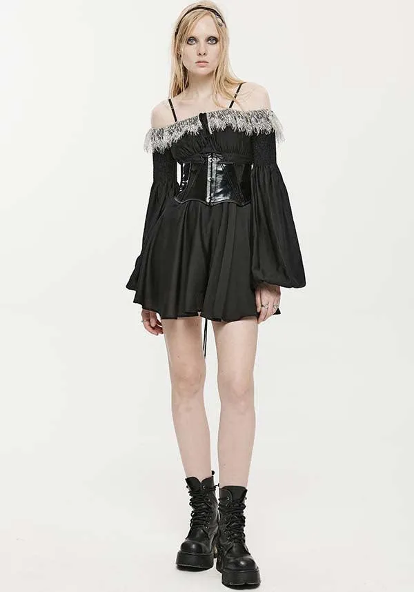 Sweet Girl | OFF-SHOULDER CHIFFON DRESS*