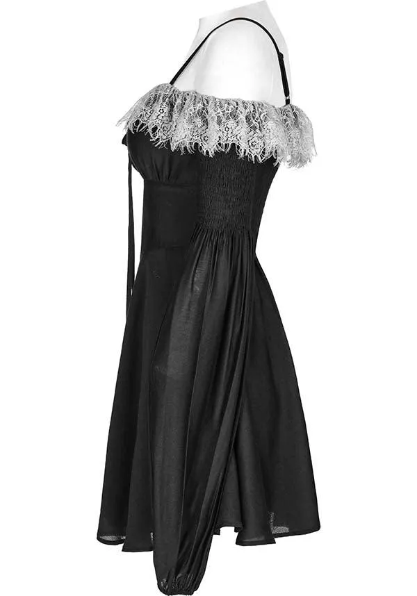Sweet Girl | OFF-SHOULDER CHIFFON DRESS*