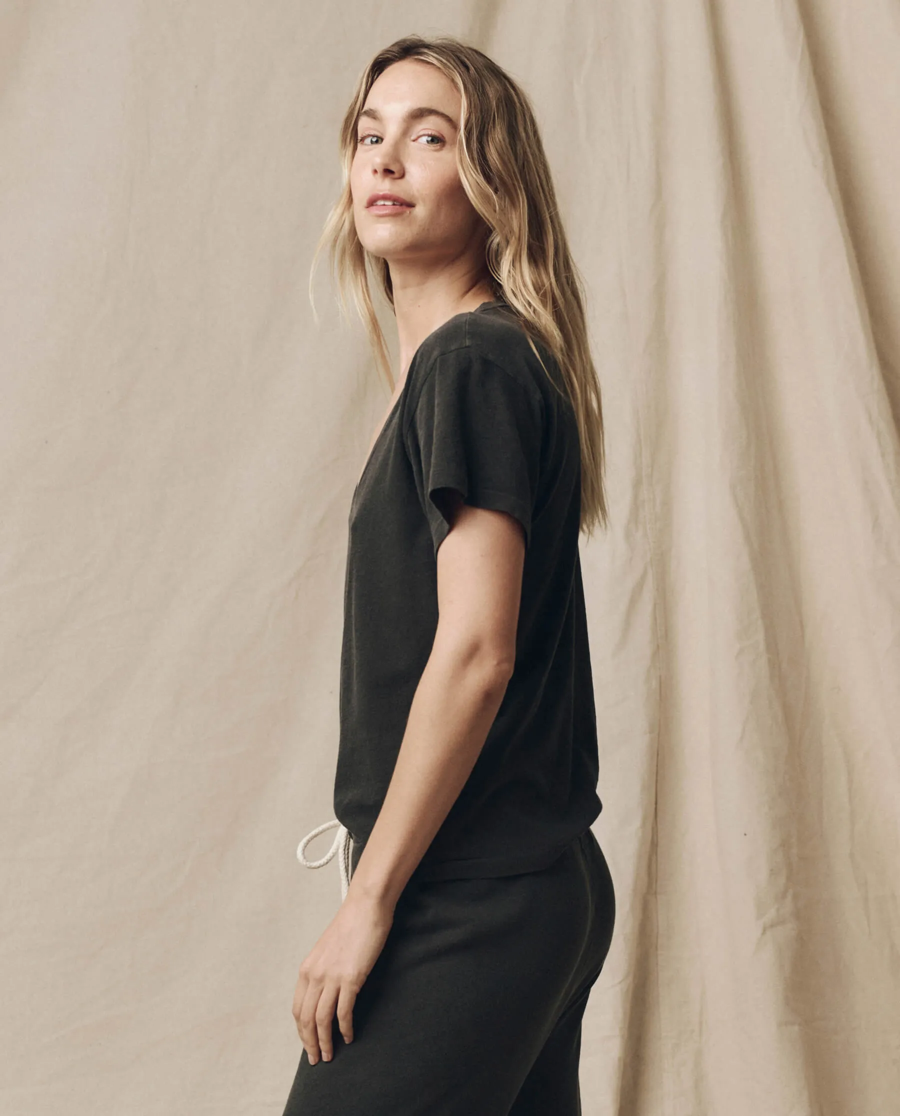 The Great Slim U neck Tee