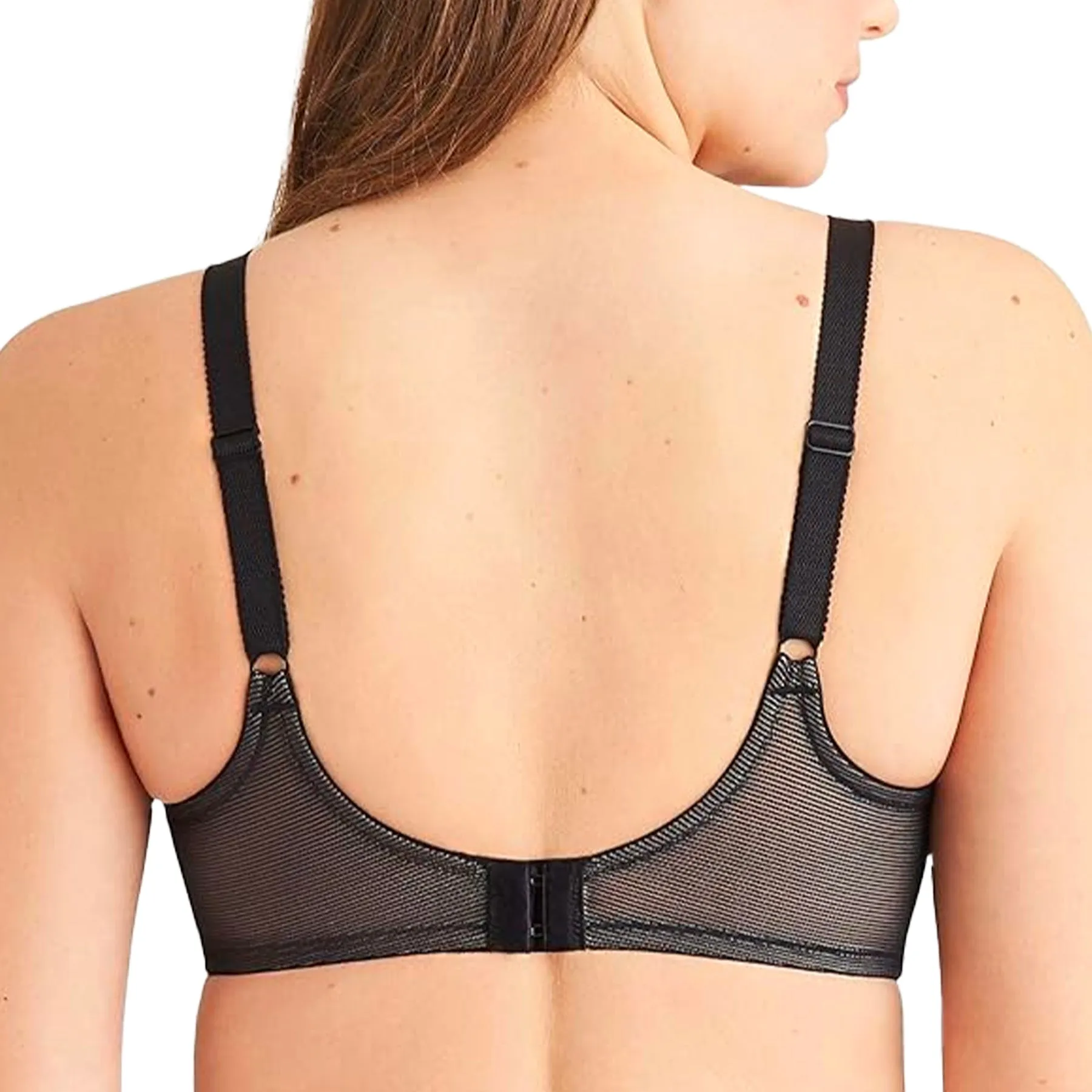Visual Effects Underwire Minimizer Bra 857210 - Black