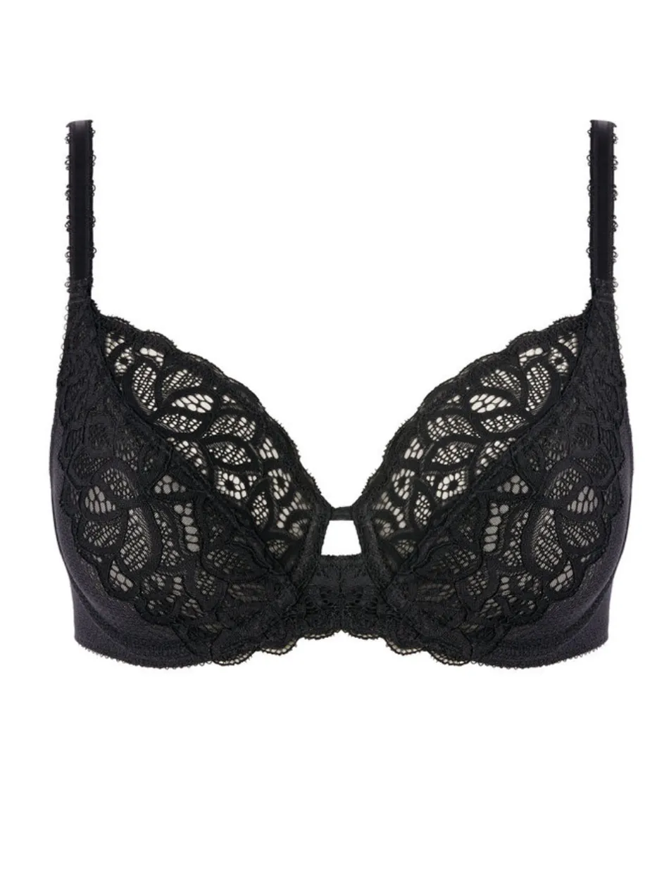 Wacoal Raffine Plunge Bra, Black | Black Wacoal Raffine Bra