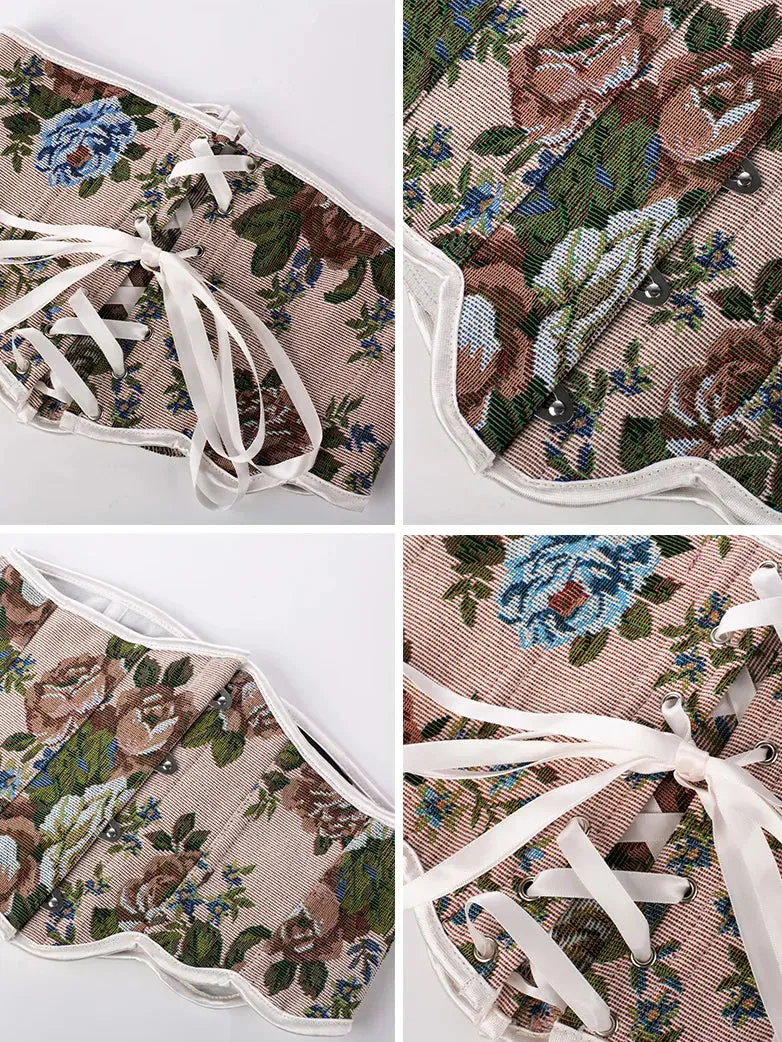 Women Renaissance Belt Lace-up Body Shape Waistband