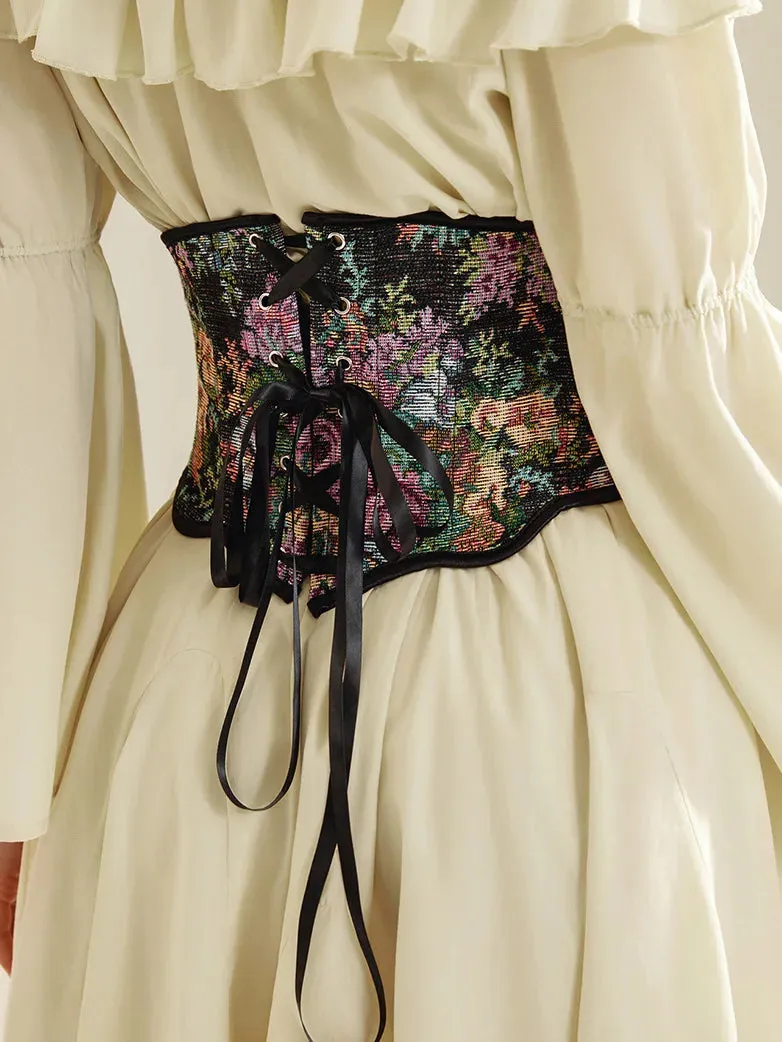 Women Renaissance Belt Lace-up Body Shape Waistband