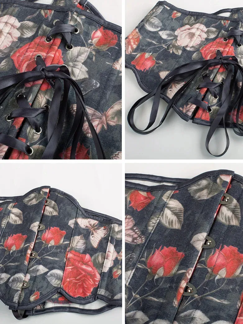 Women Renaissance Belt Lace-up Body Shape Waistband
