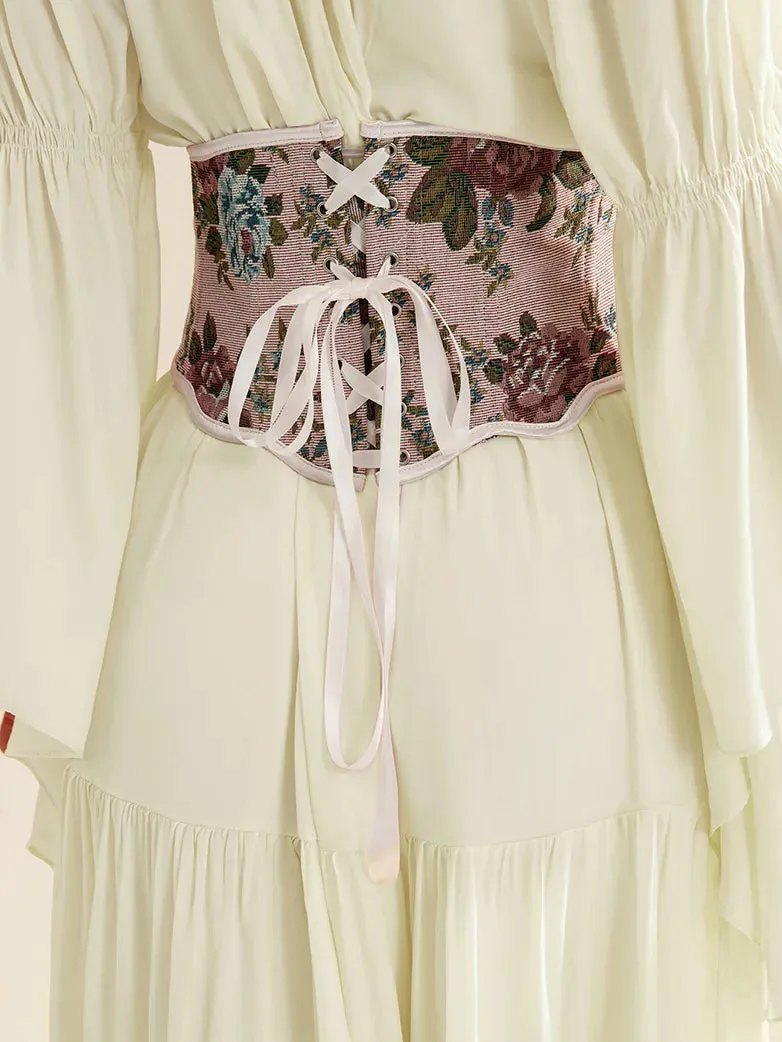 Women Renaissance Belt Lace-up Body Shape Waistband