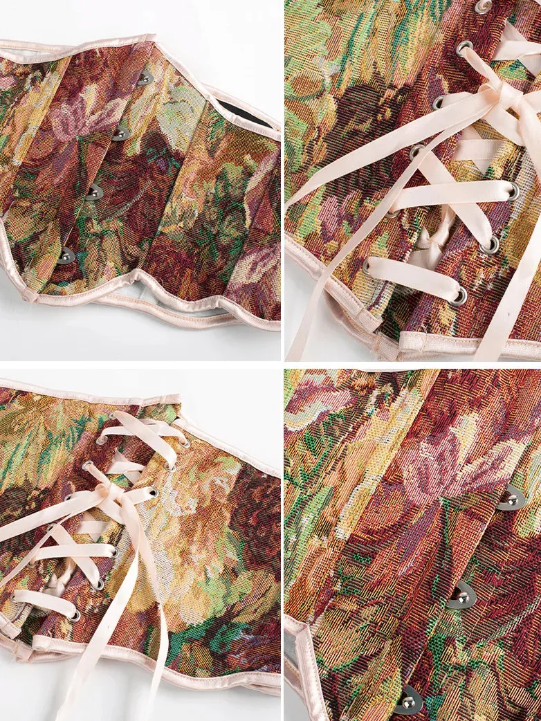 Women Renaissance Belt Lace-up Body Shape Waistband