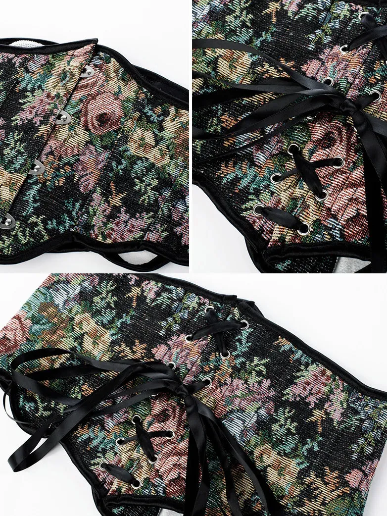 Women Renaissance Belt Lace-up Body Shape Waistband