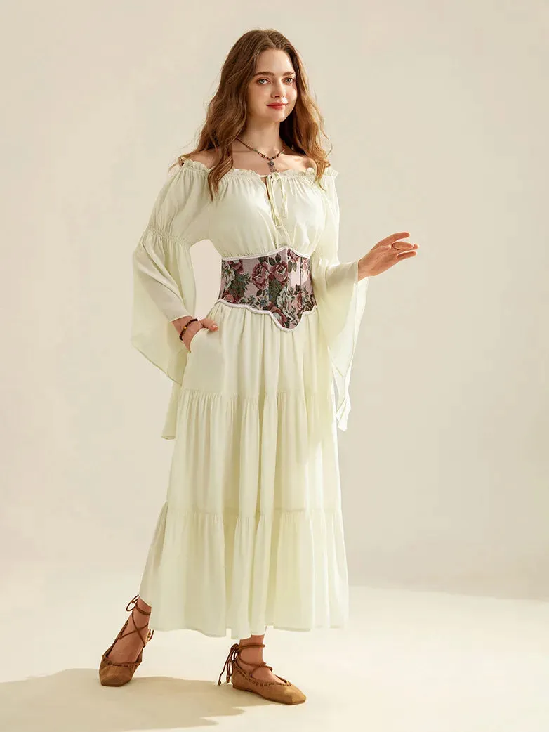 Women Renaissance Belt Lace-up Body Shape Waistband