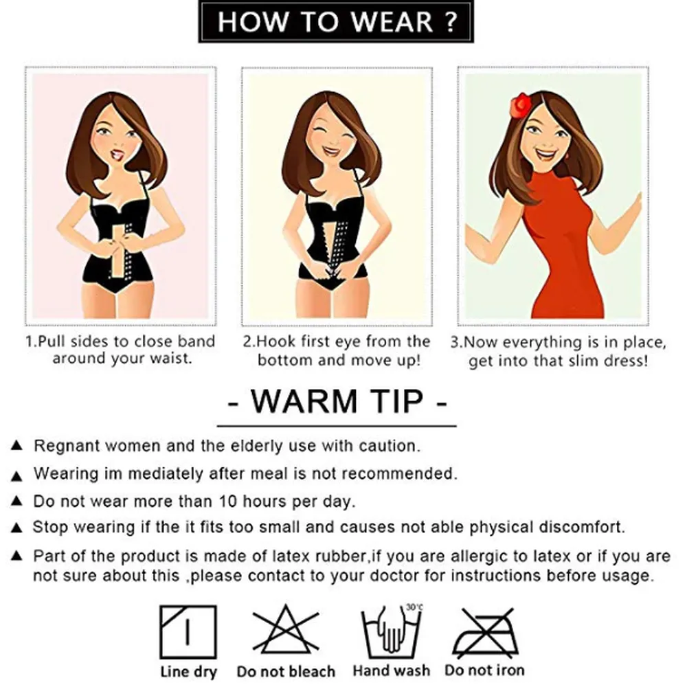 Women's Latex Waist Trainer for Weight Loss