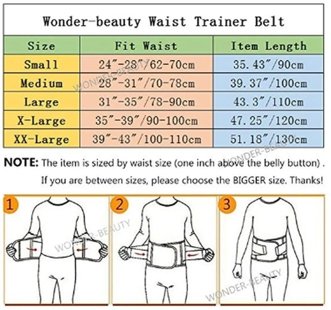 Women's Waist Trainer Belt Sport Girdle Shaperwear Waist Cincher