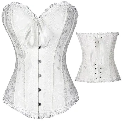X Sexy Women steampunk clothing gothic Plus Size Corsets Lace Up boned Bustier Waist Cincher kopcet Body shaper corselet S-6XL
