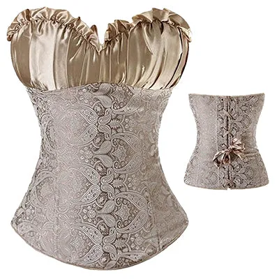 X Sexy Women steampunk clothing gothic Plus Size Corsets Lace Up boned Bustier Waist Cincher kopcet Body shaper corselet S-6XL