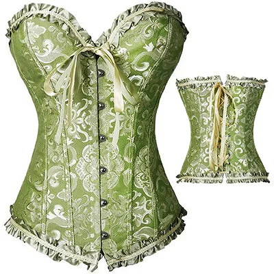 X Sexy Women steampunk clothing gothic Plus Size Corsets Lace Up boned Bustier Waist Cincher kopcet Body shaper corselet S-6XL