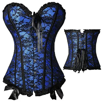 X Sexy Women steampunk clothing gothic Plus Size Corsets Lace Up boned Bustier Waist Cincher kopcet Body shaper corselet S-6XL