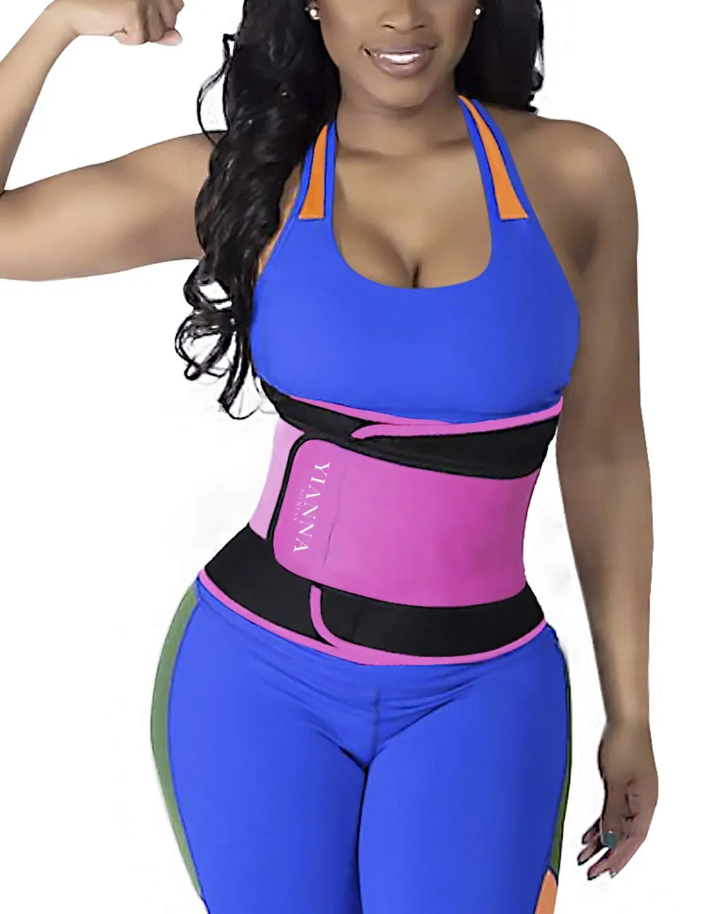 YIANNA Sweat Waist Trainer Belt Compression Belly Sport Girdle Waist Trimmer for Women/Men Weight Loss
